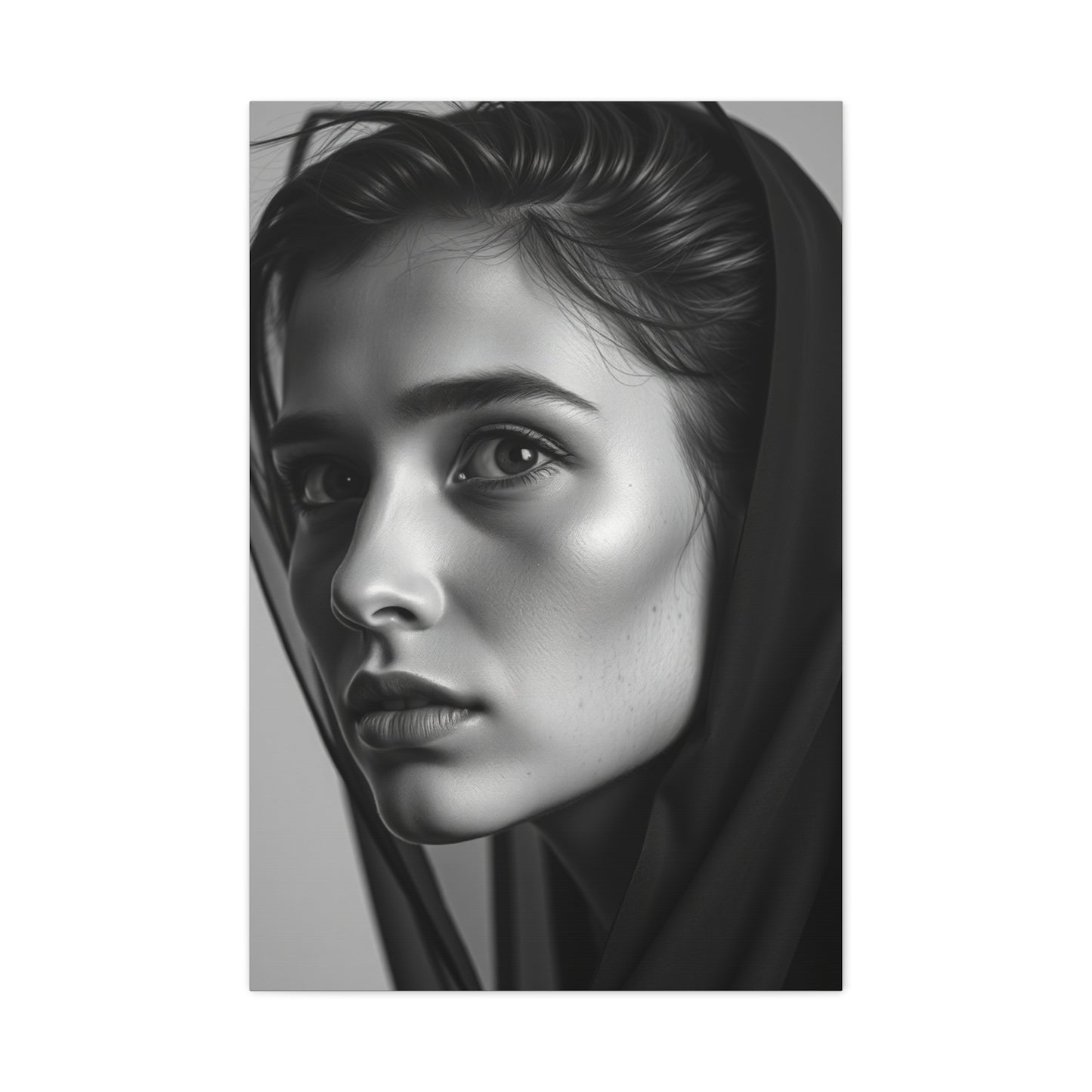 Monochrome Elegance Canvas Wall Art & Canvas Print