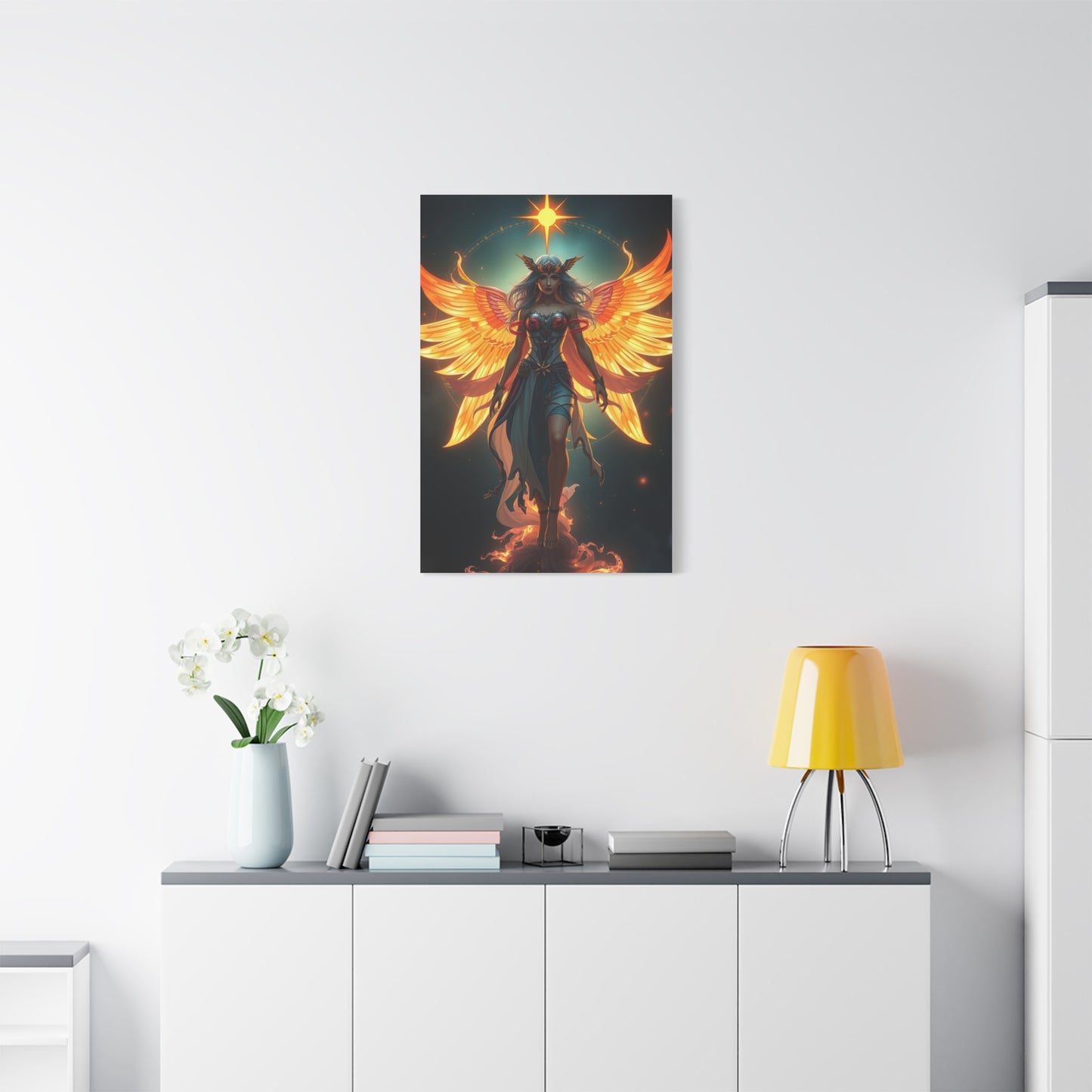 Celestial Duality Canvas