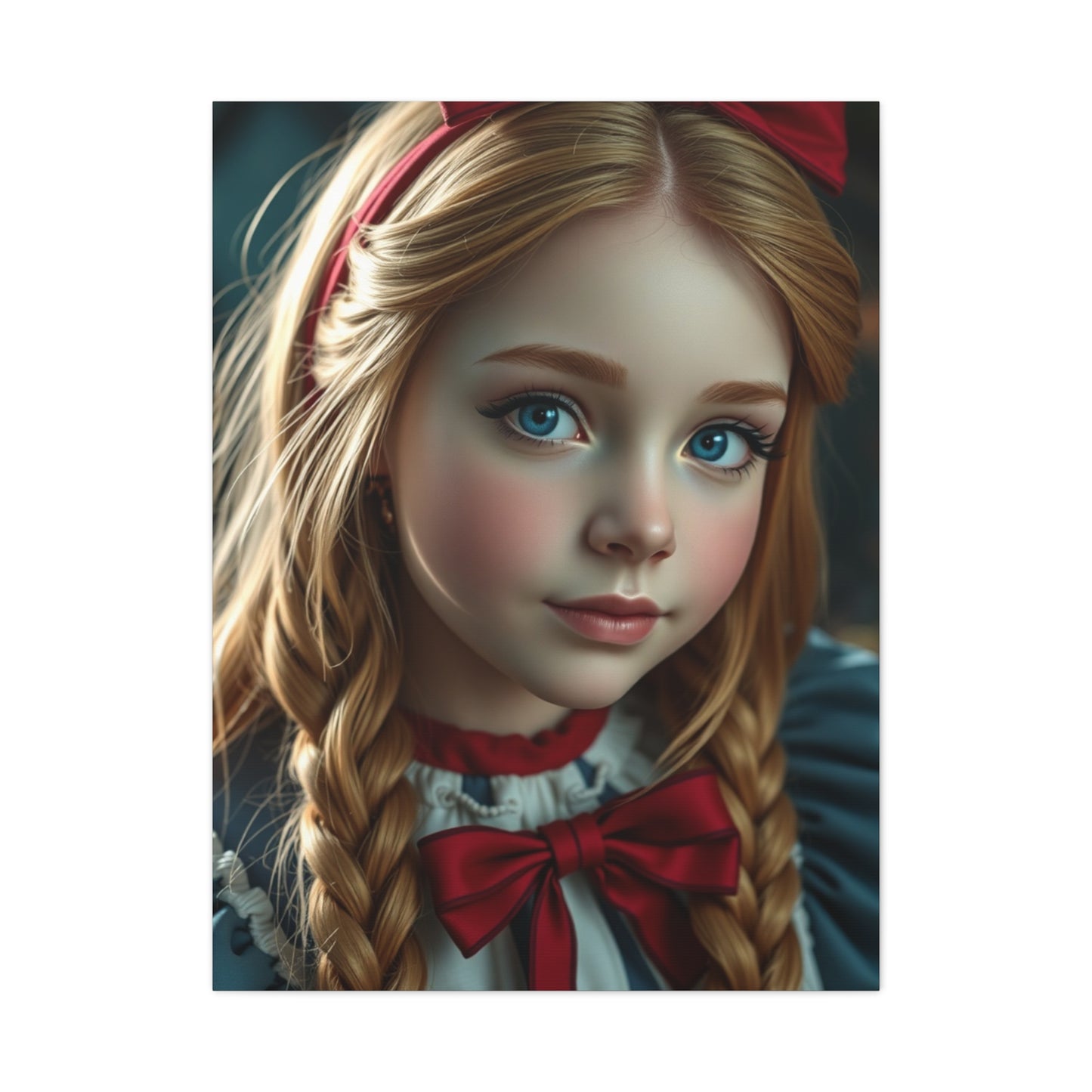 Alice In Wonderland Characters Art Artisan Canvas Wall Art & Canvas Print