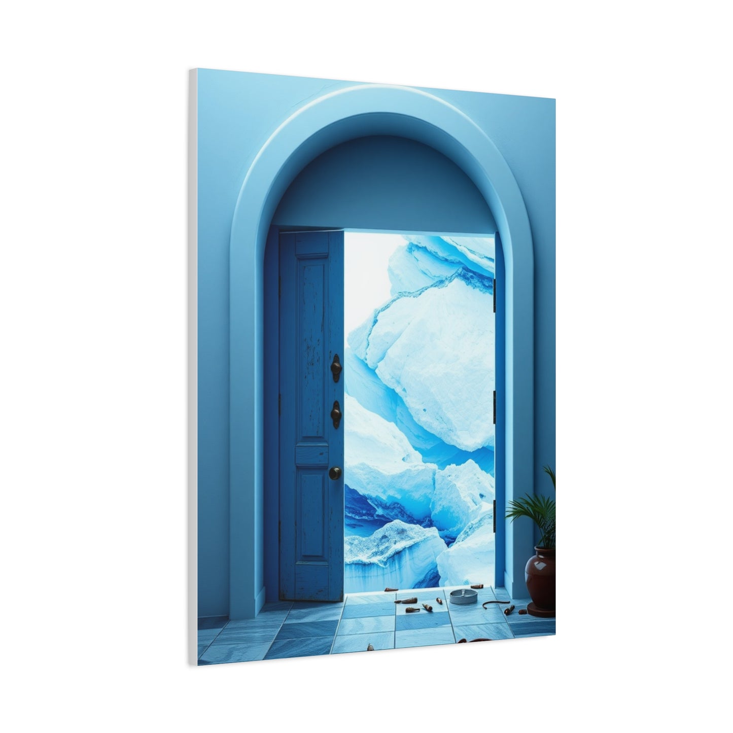 Supreme Blue and White Art Collection Wall Art & Canvas Print