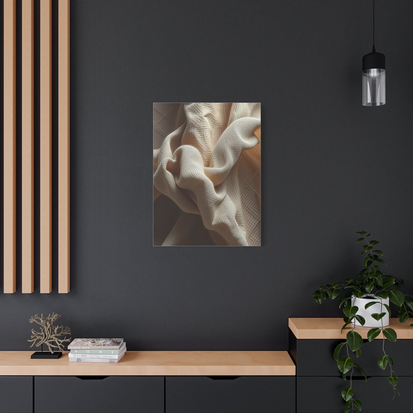 Supreme Taupe, Linen, and Gray Art Collection Wall Art & Canvas Print
