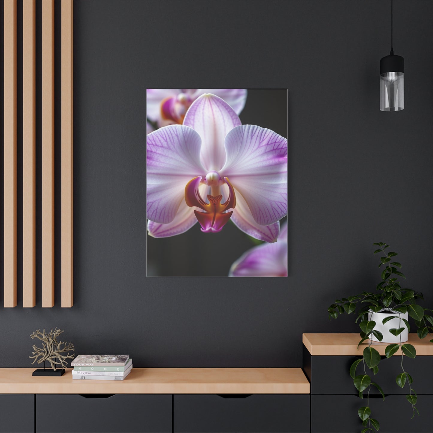 Orchid Flower Art Refined Canvas Wall Art & Canvas Print