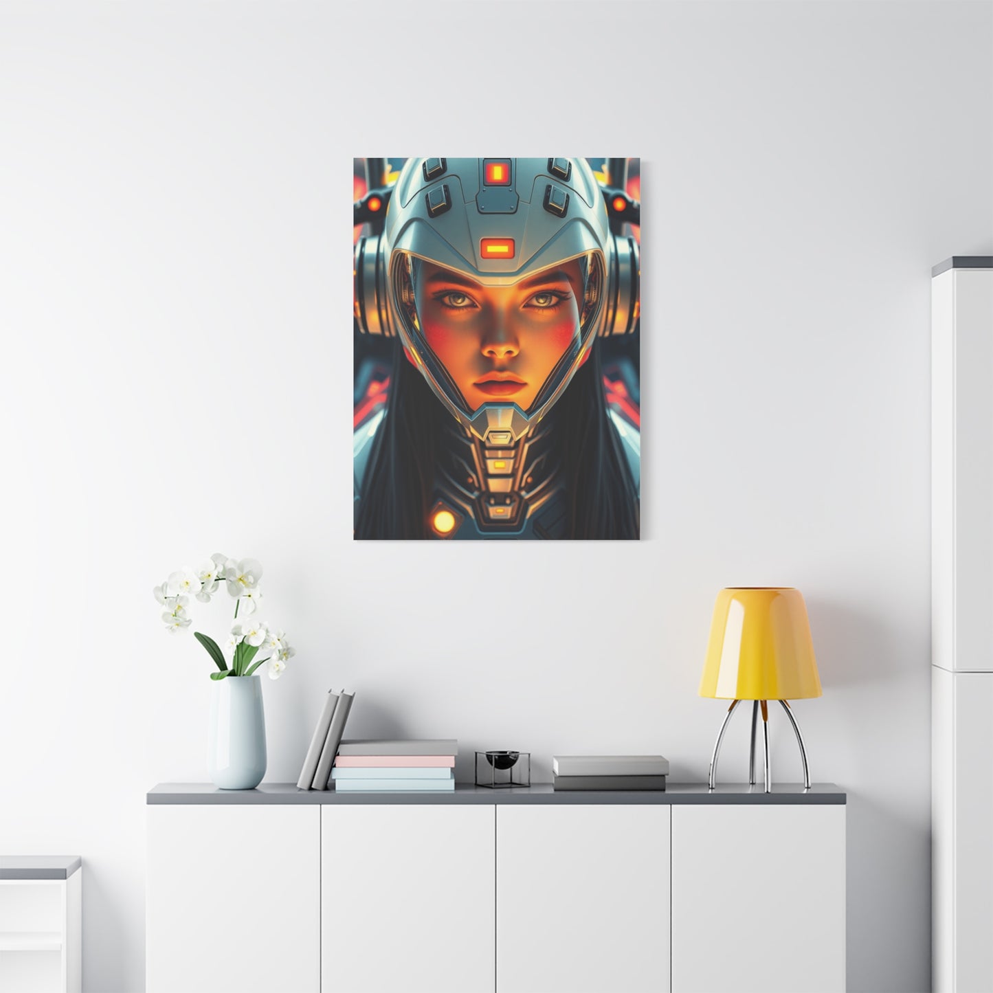 Vision Futuristic Art Art Wall Art & Canvas Print