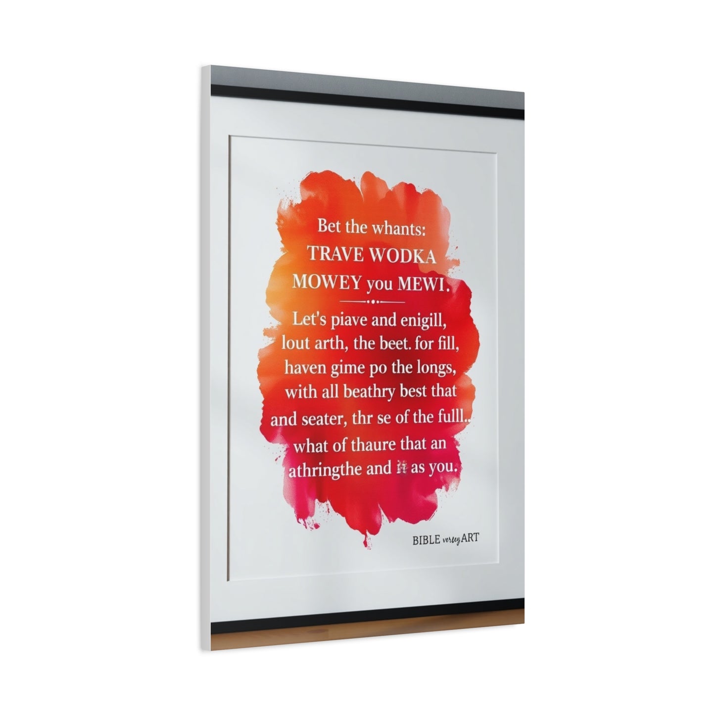 Elite Bible Verse Art Vision Wall Art & Canvas Print