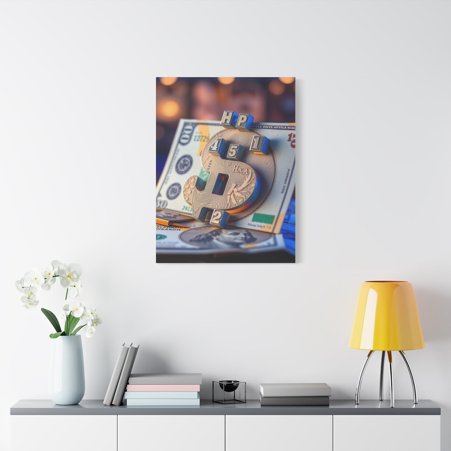 Luxurious Finance Fresco wall art & canvas print
