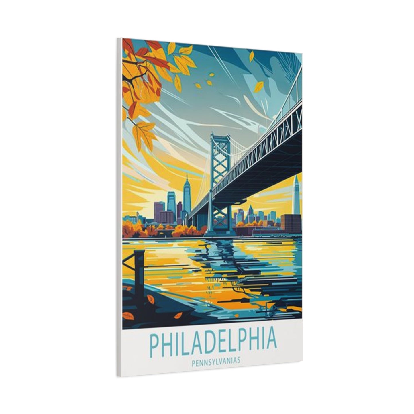 Steel Bridge Of Philadelphia Wall Art & Canvas Prints