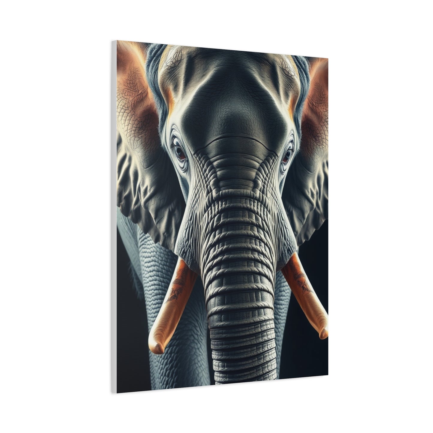 Majestic Pachyderm Portrait Wall Art & Canvas Print