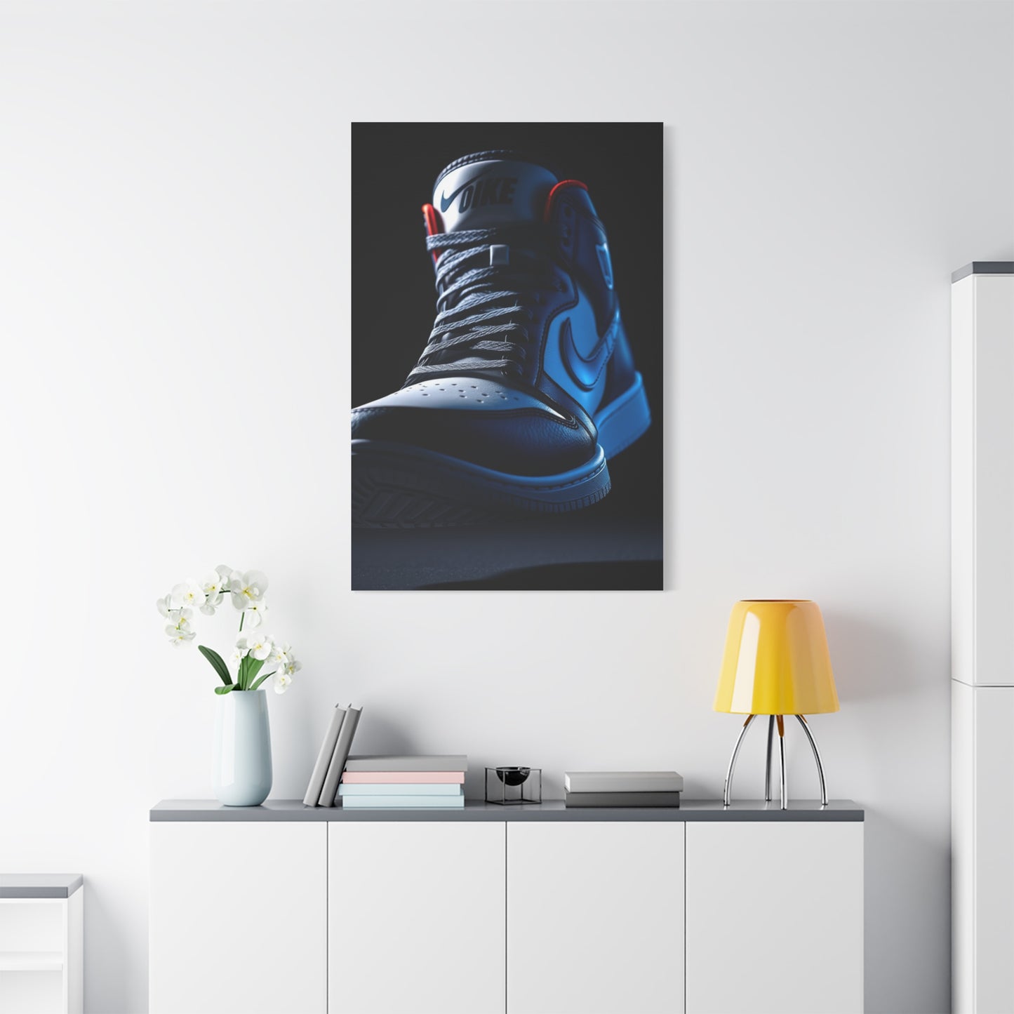 Ornate Kicks Illustration Wall Art & Canvas Print