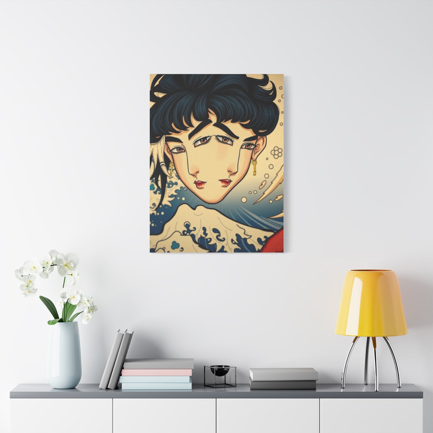 Celestial Ukiyo-e Masterpiece Wall Art & Canvas Print