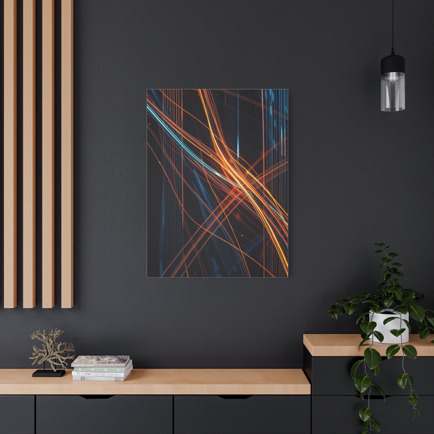 Linear Abstract Art Luxury Canvas Wall Art & Canvas Print