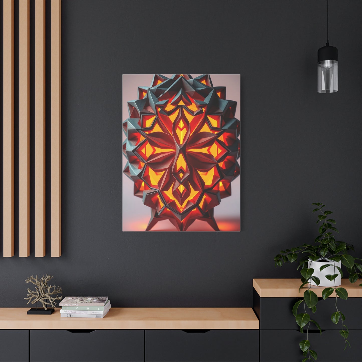 Mystical Origami Reverie Wall Art & Canvas Print