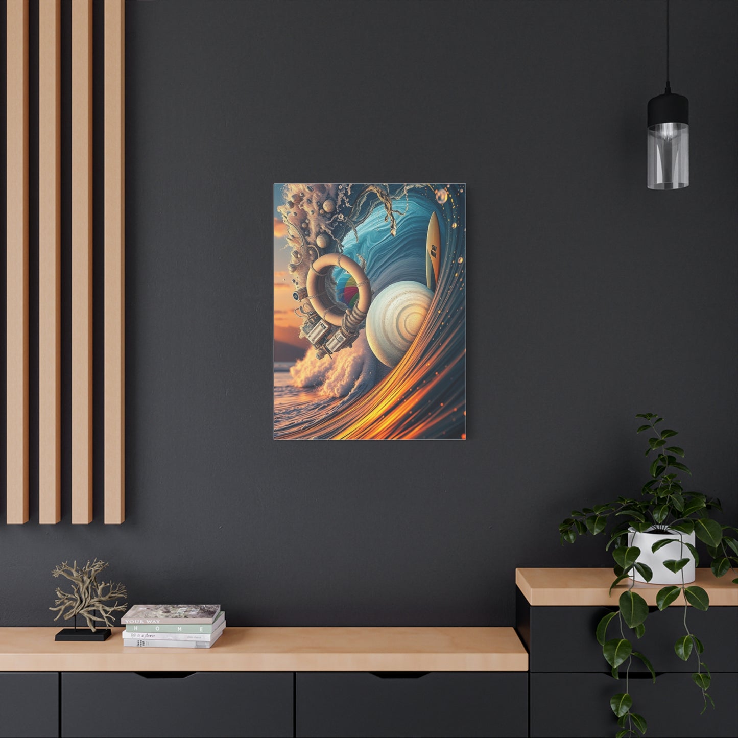 Coastal Opulence Canvas Wall Art & Canvas Print