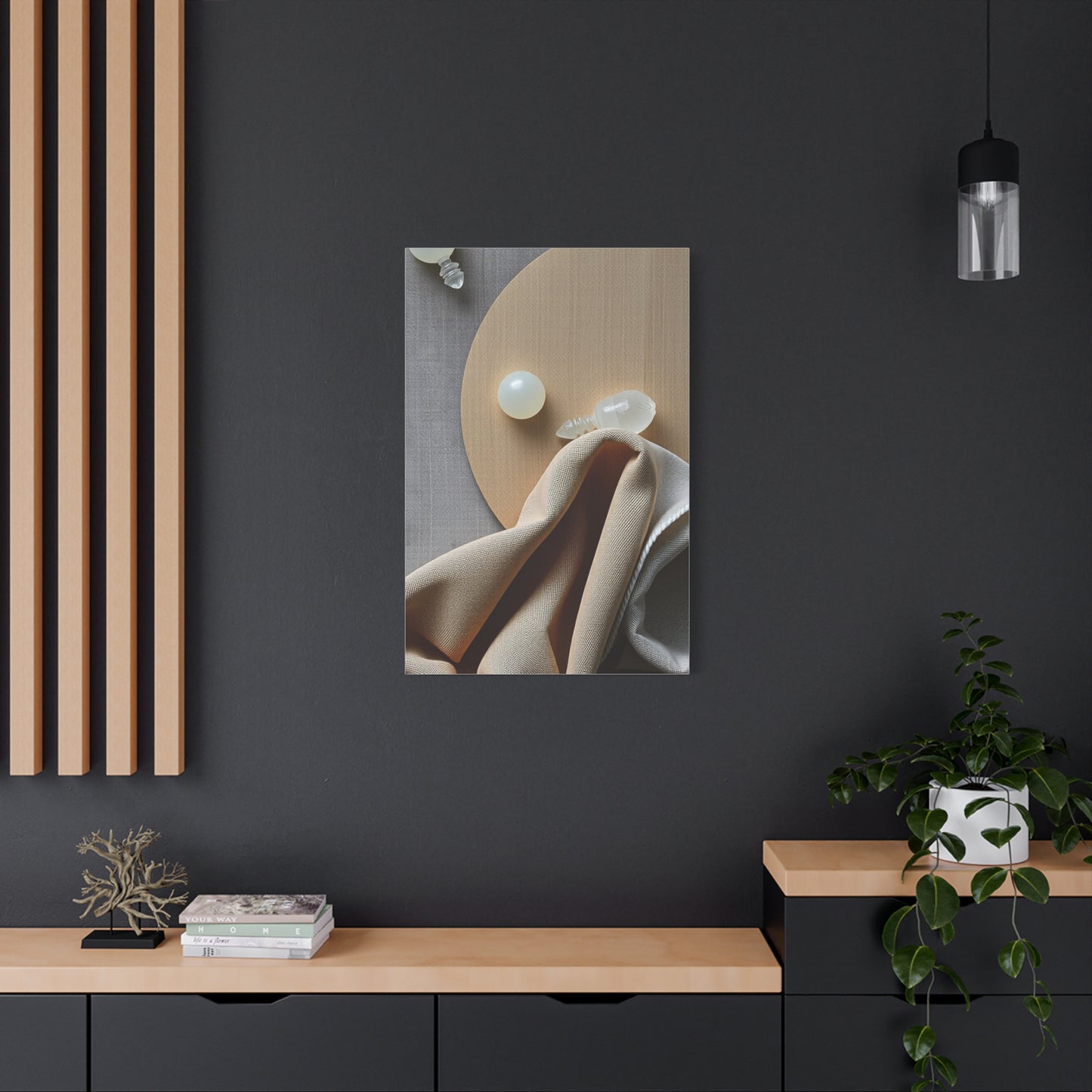 Supreme Taupe, Linen, and Gray Art Collection Wall Art & Canvas Print