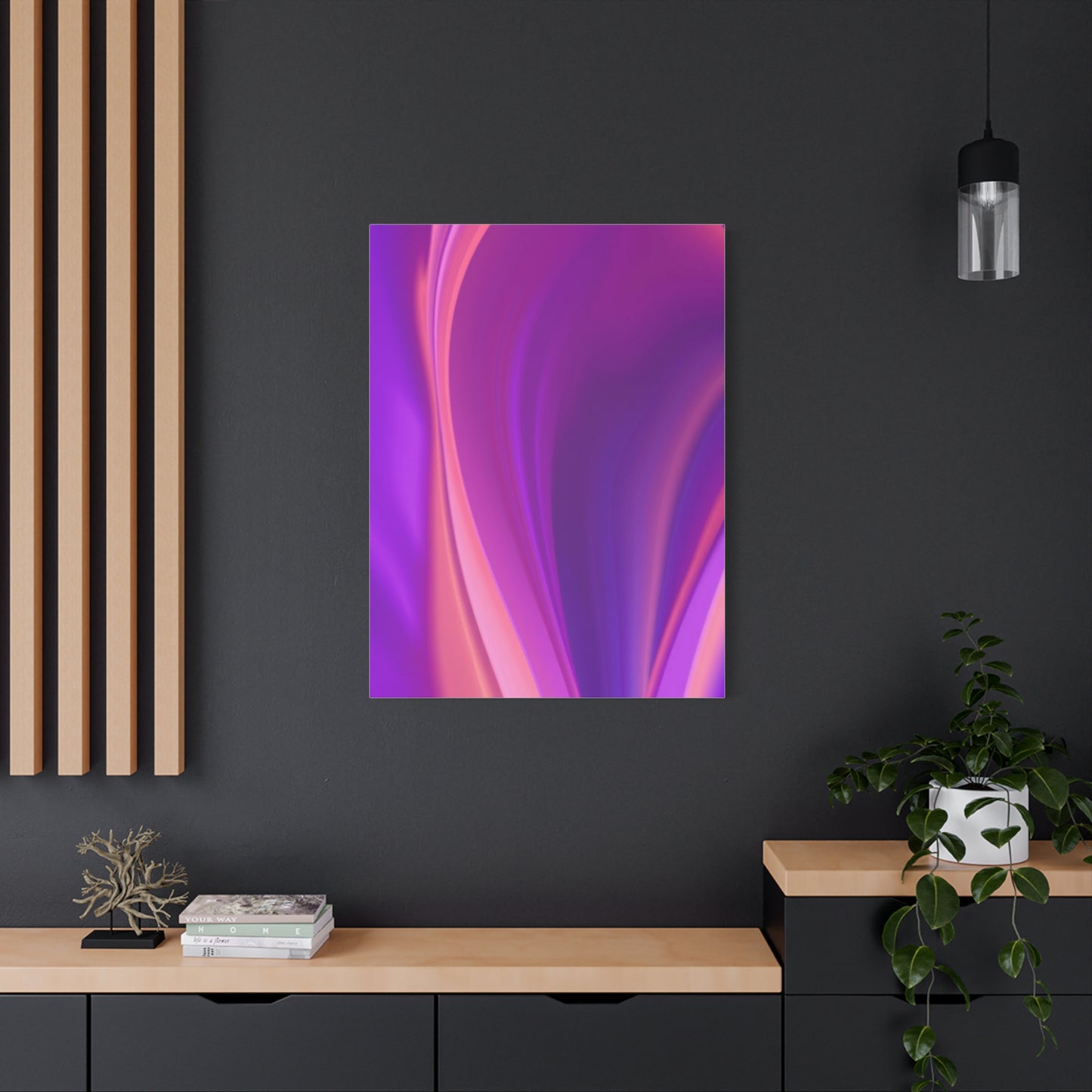 Violet Enigma Masterpiece wall art & canvas print