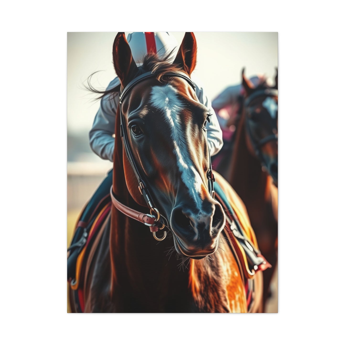 Masterpiece Horse Racing Art Vision Wall Art & Canvas Print
