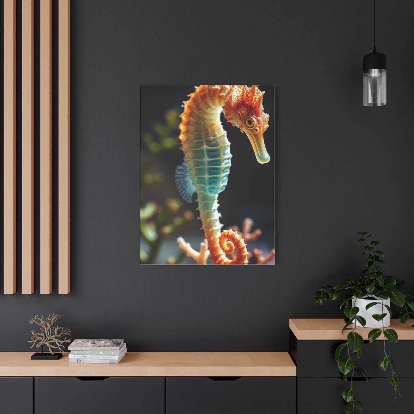 Vision Seahorse Art Art Wall Art & Canvas Print