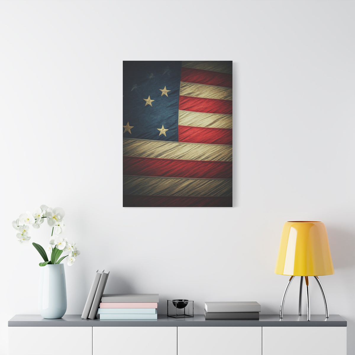 Vintage American Flag Heritage Wall Art & Canvas Prints