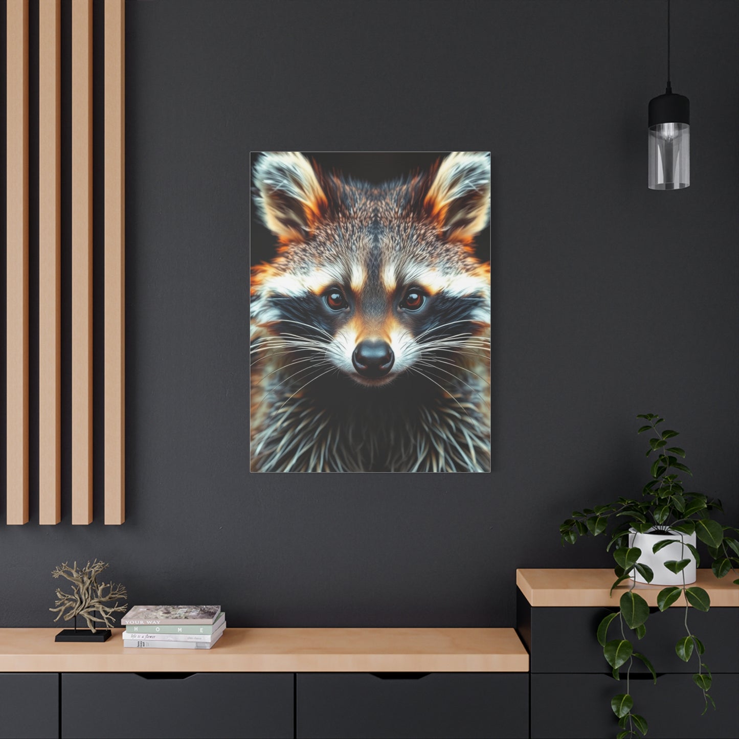 Raccoon Art Refined Canvas Wall Art & Canvas Print