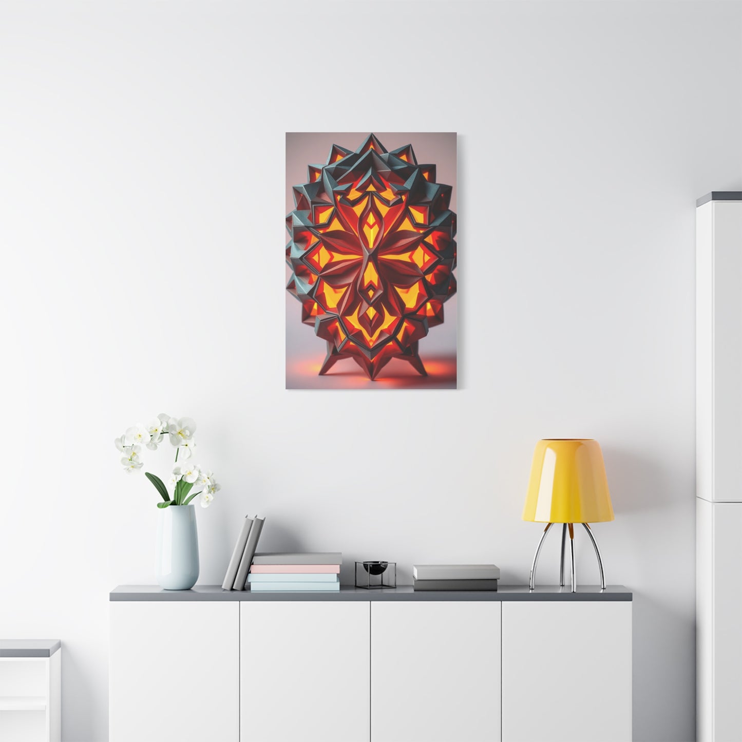 Mystical Origami Reverie Wall Art & Canvas Print