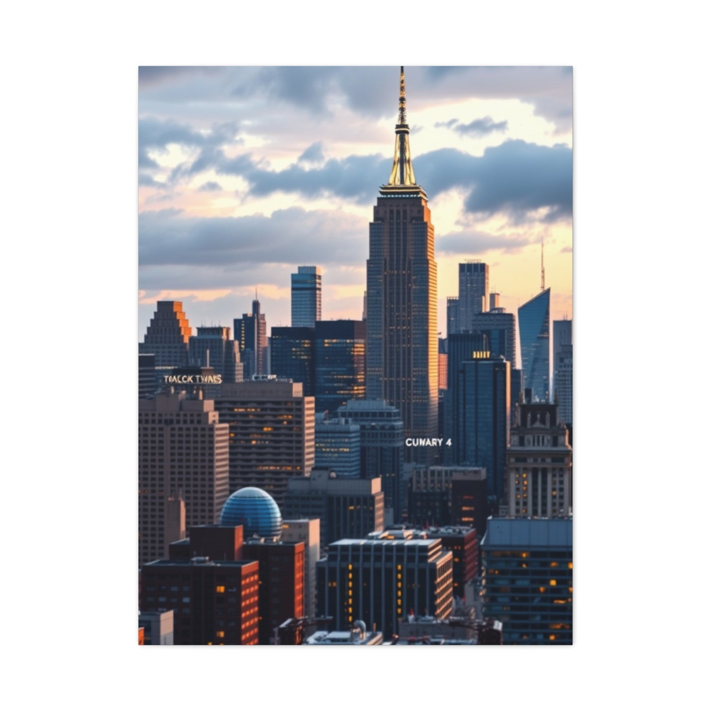 NYC Skyline Art Supreme Gallery Wall Art & Canvas Print