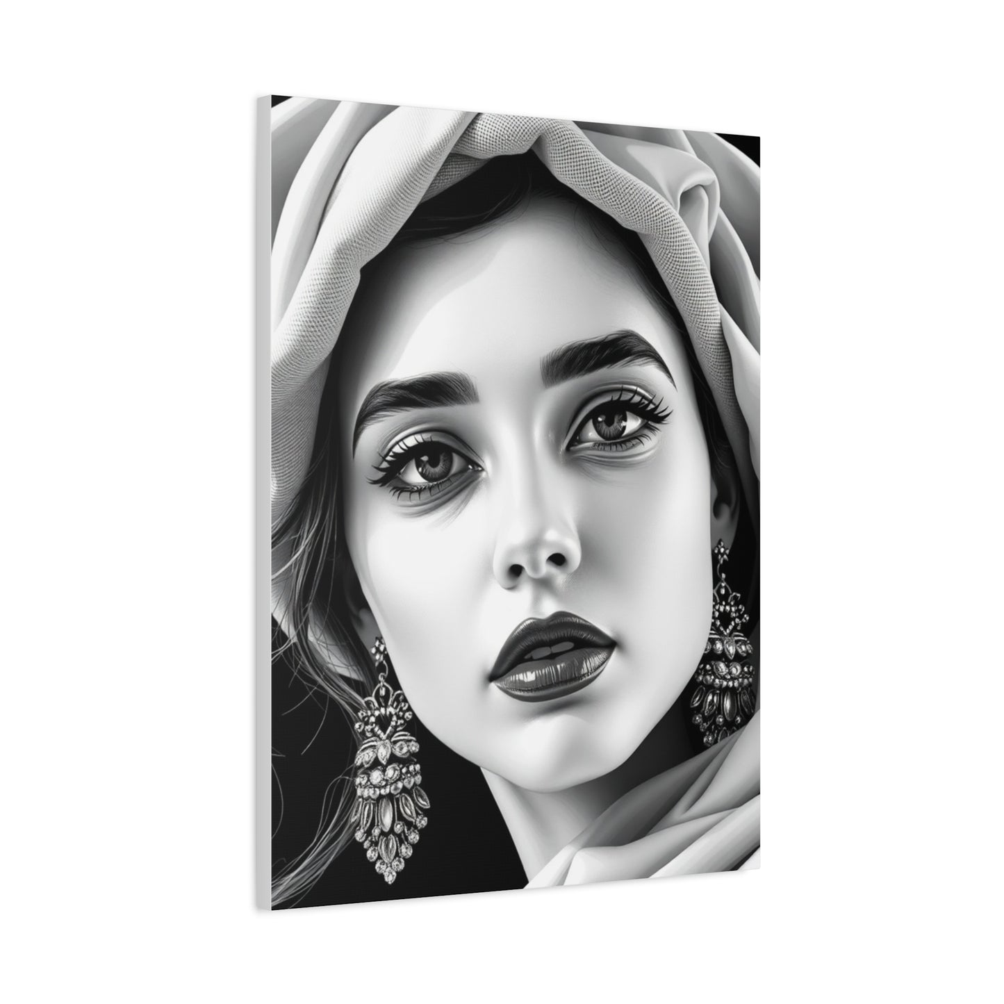 Black and White Illustrations Art Refined Canvas Wall Art & Canvas Print