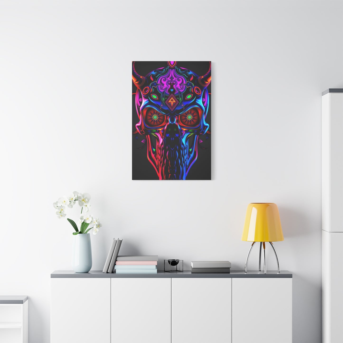 Trance Skull Elegance Wall Art & Canvas Print