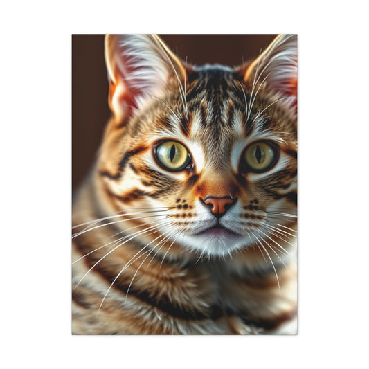 Vision Tabby Cat Art Art Wall Art & Canvas Print