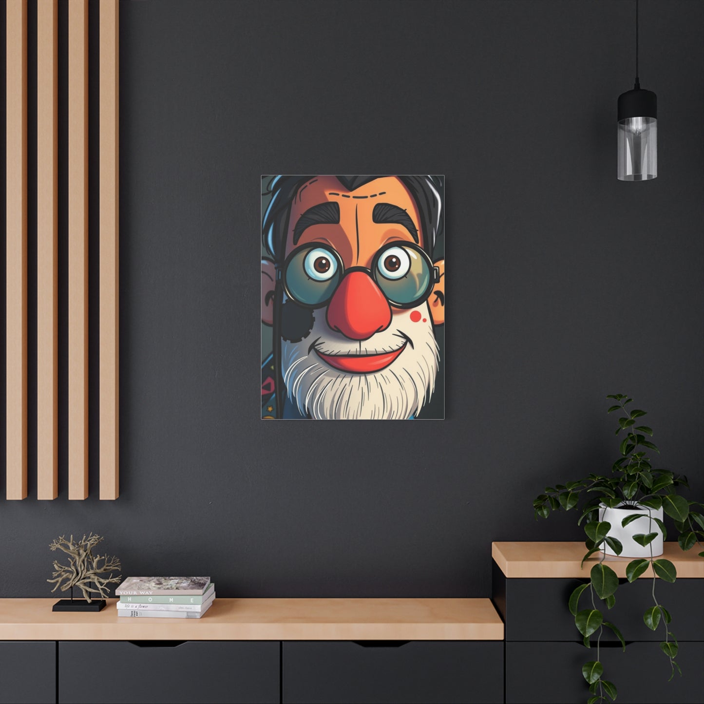Posh Cartoon Ensemble Art Wall Art & Canvas Print