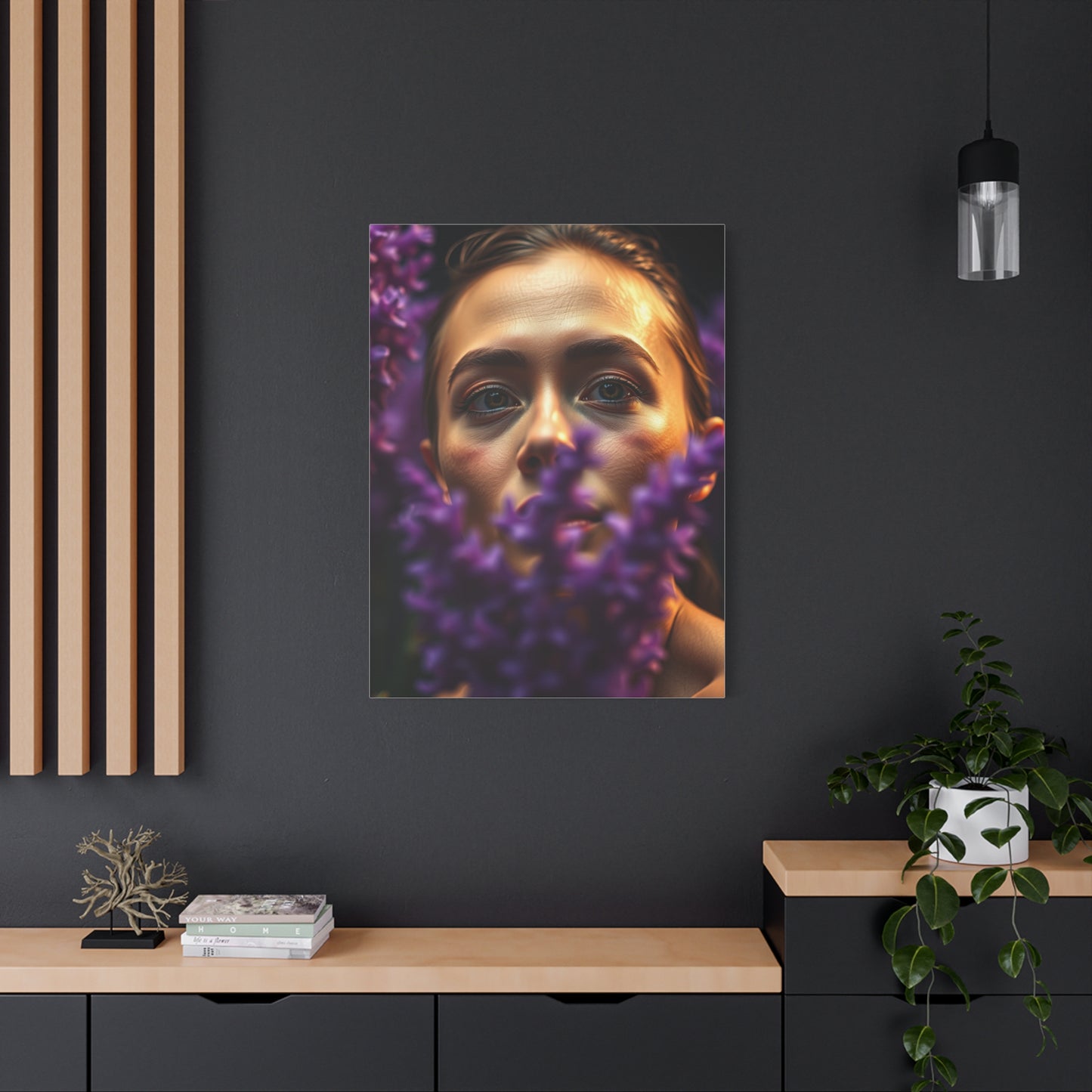 Opulent Orchid Impression Wall Art & Canvas Print