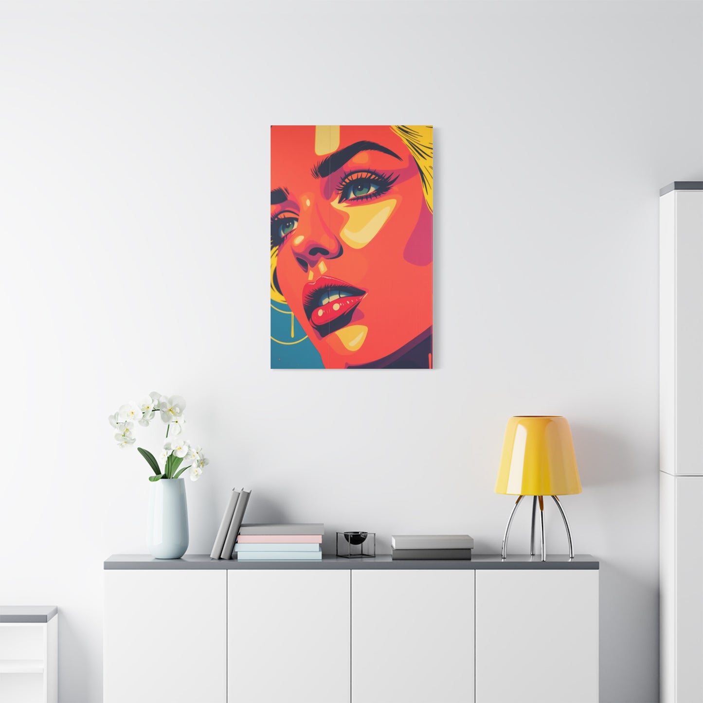 Vivid Pop Impression Wall Art & Canvas Print