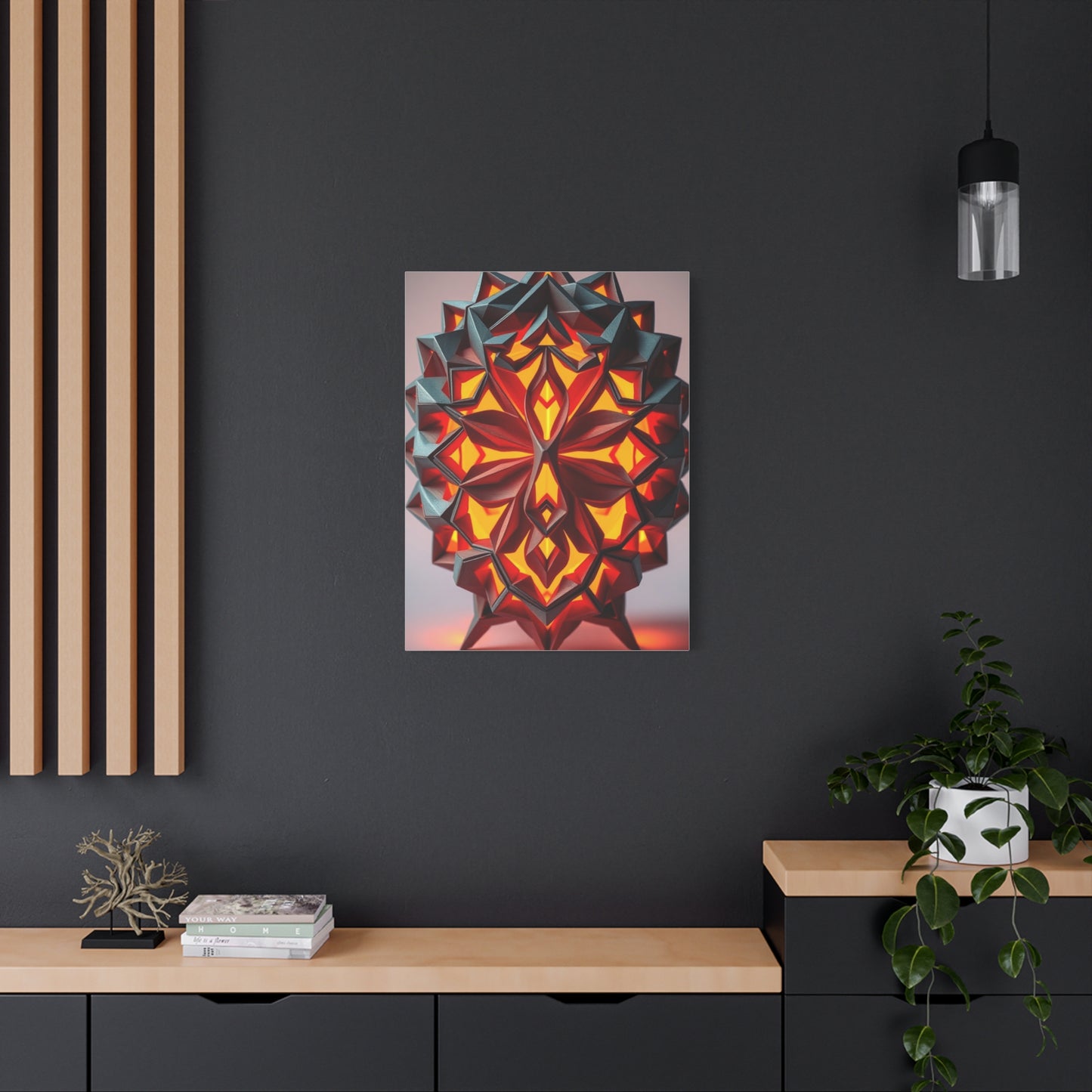 Mystical Origami Reverie Wall Art & Canvas Print