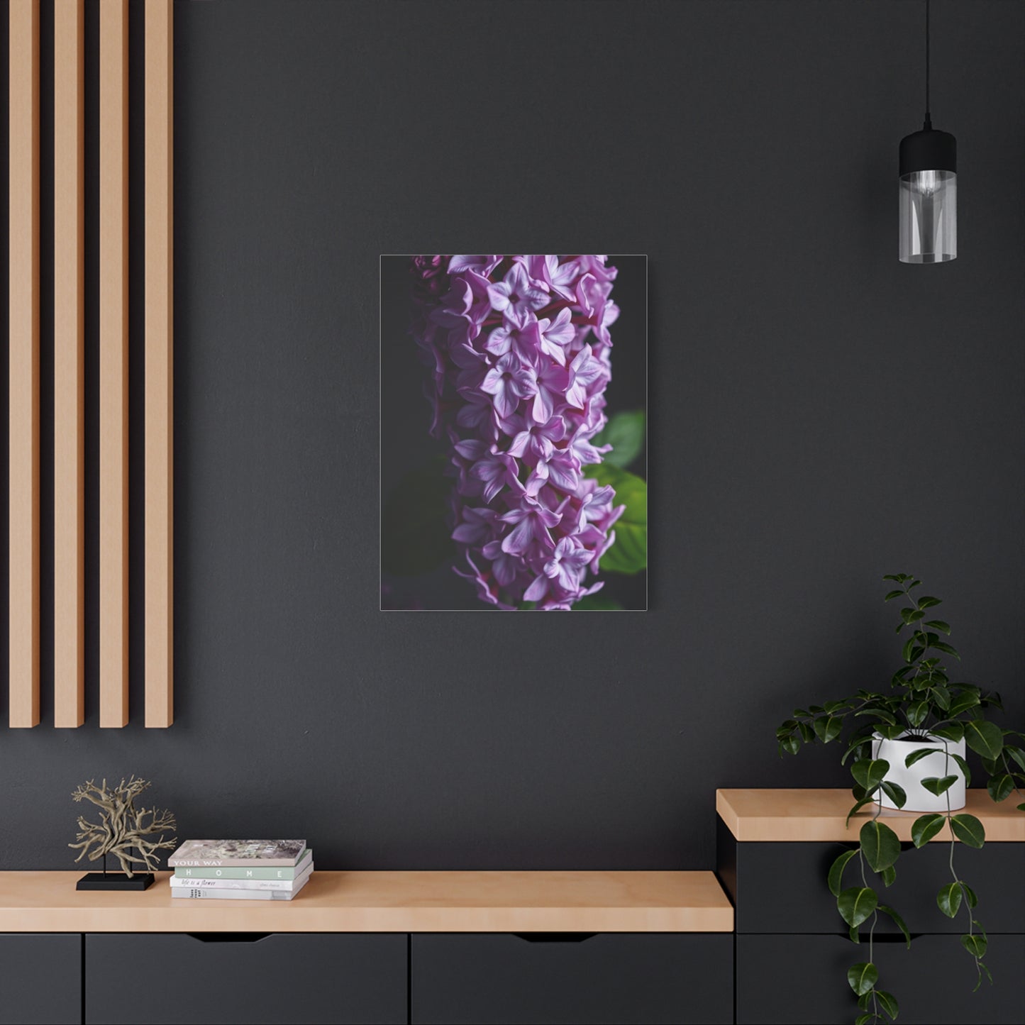 Lilac Flower Art Luxury Canvas Wall Art & Canvas Print