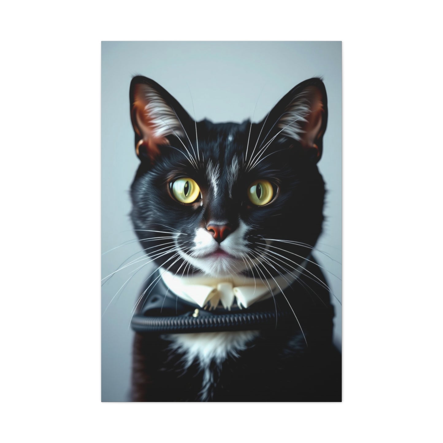 Tuxedo Cat Art Luxury Canvas Wall Art & Canvas Print