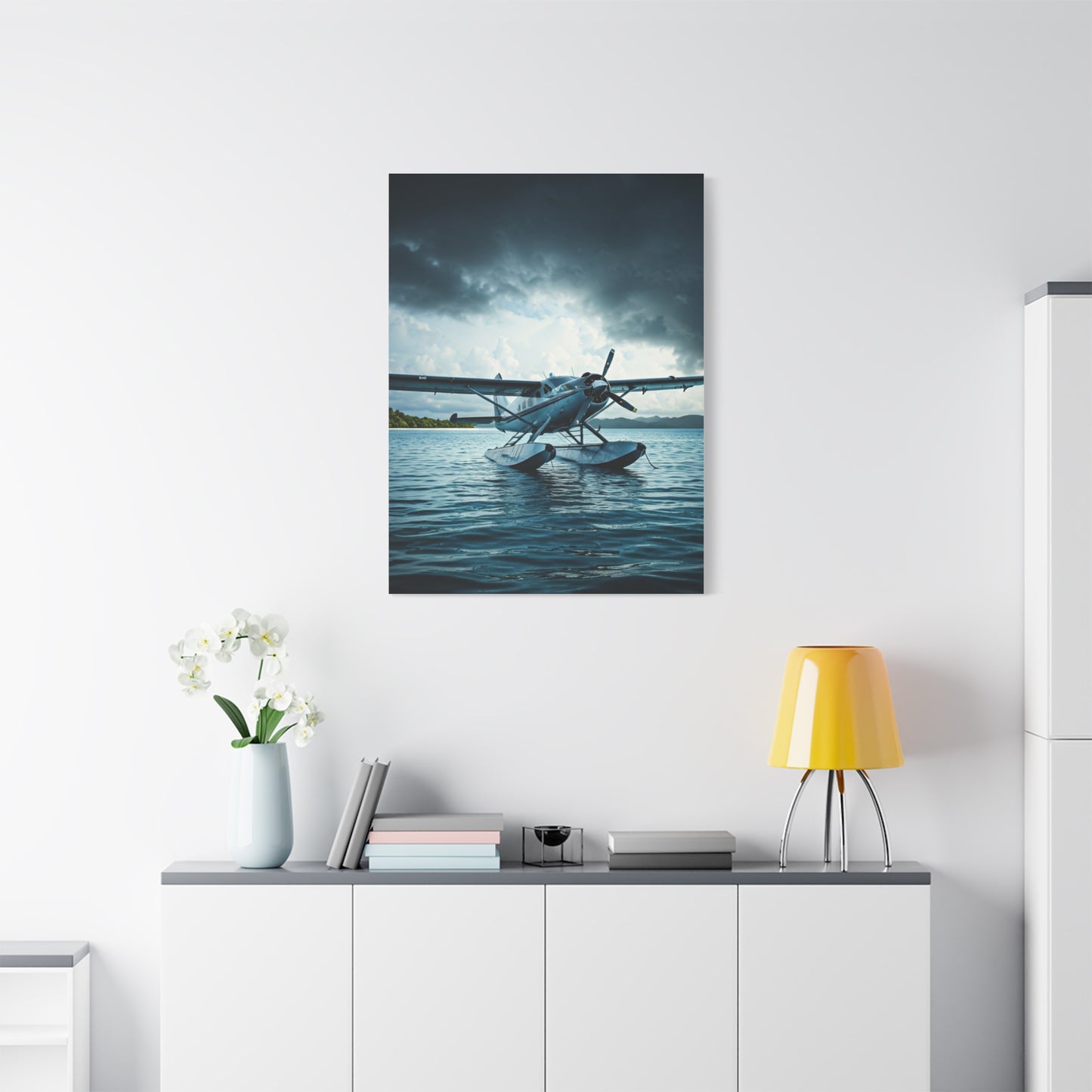 Seaplane Landing on Calm Waters Wall Art & Canvas Prints