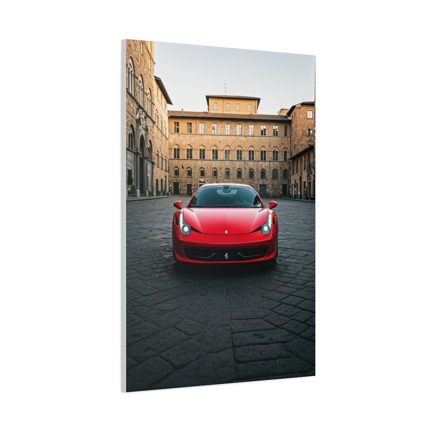 Ferrari 458 Italia Florence Piazza Wall Art & Canvas Prints