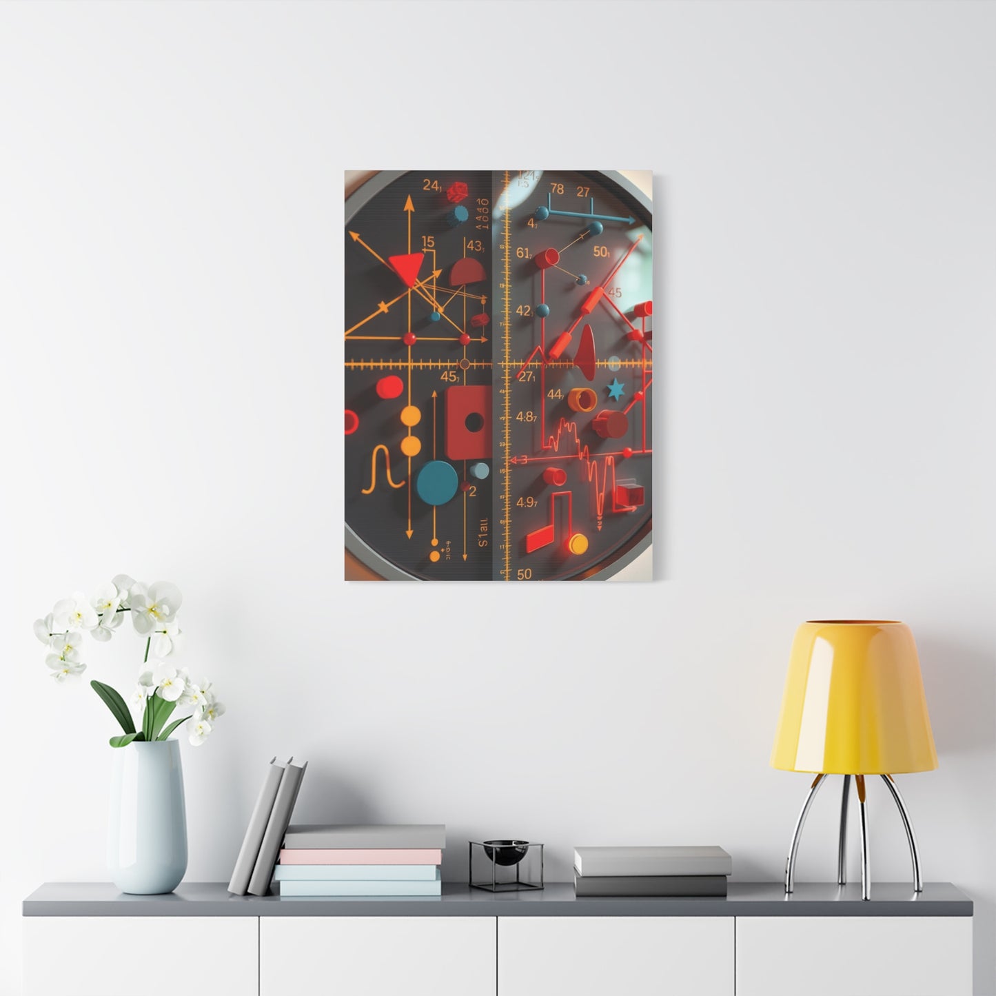 Masterpiece Modern Math Art for Creative Spaces Vision Wall Art & Canvas Print