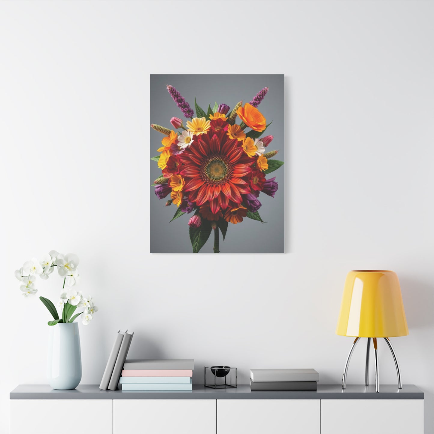 Luxe Flora Effigy Wall Art & Canvas Print