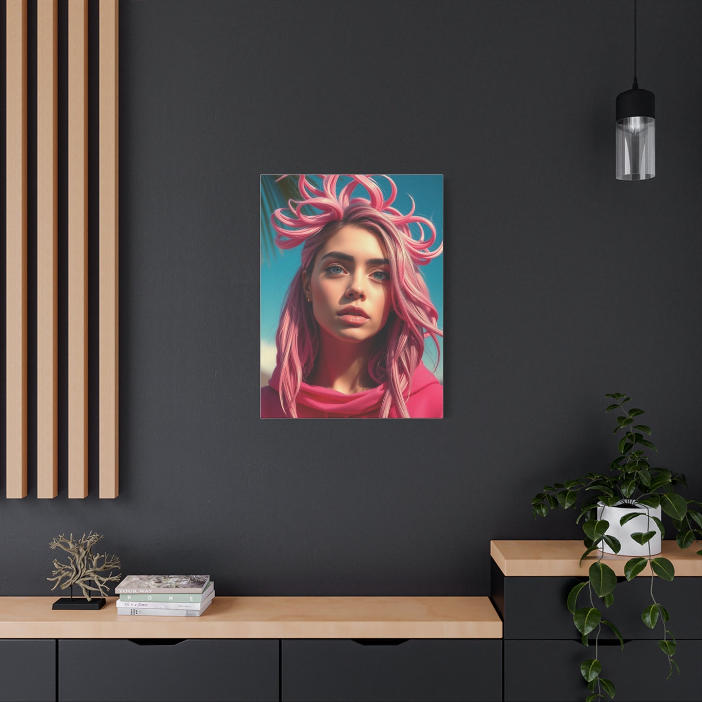 Crimson Serenade Artistry Wall Art & Canvas Print