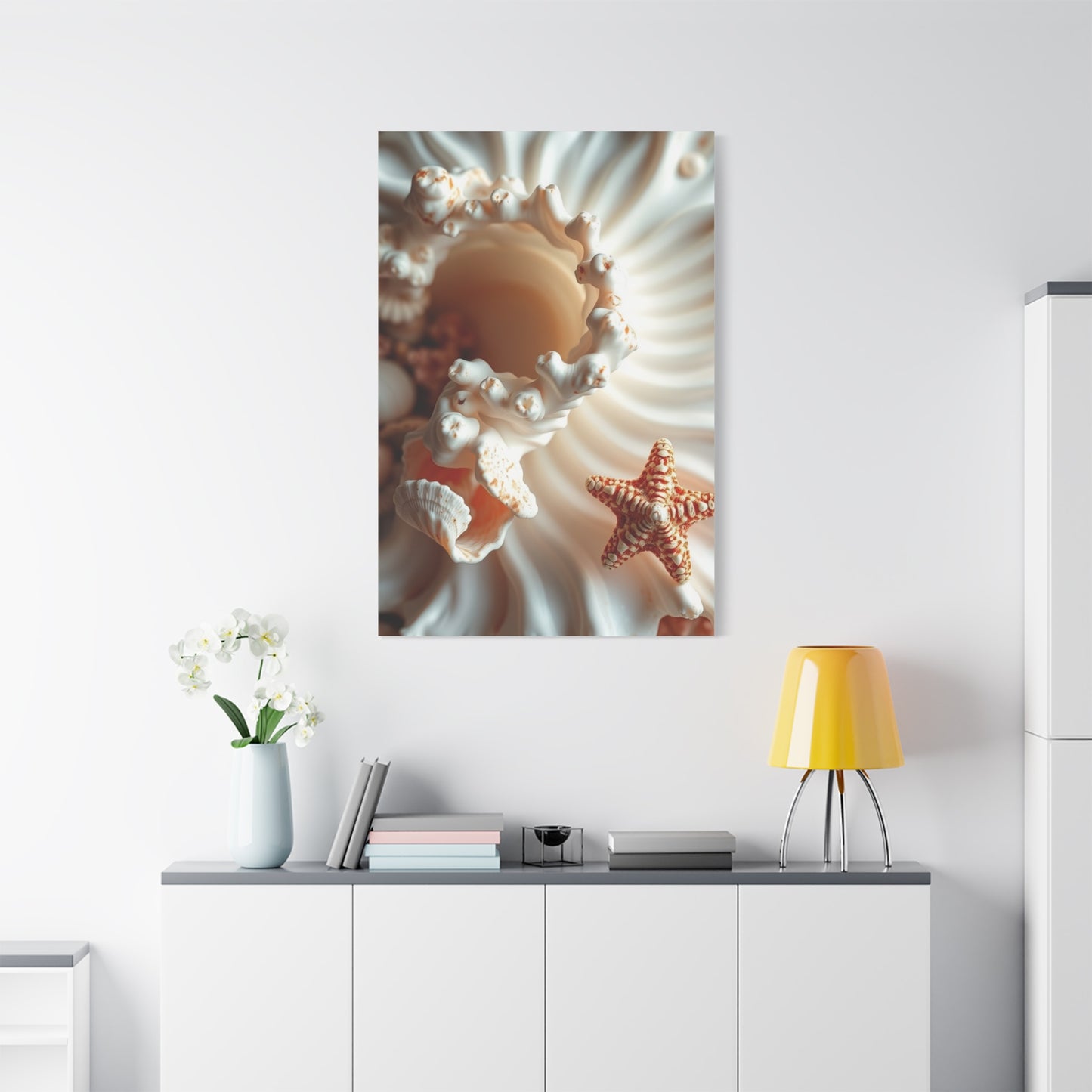 Sea Shell Art Refined Canvas Wall Art & Canvas Print