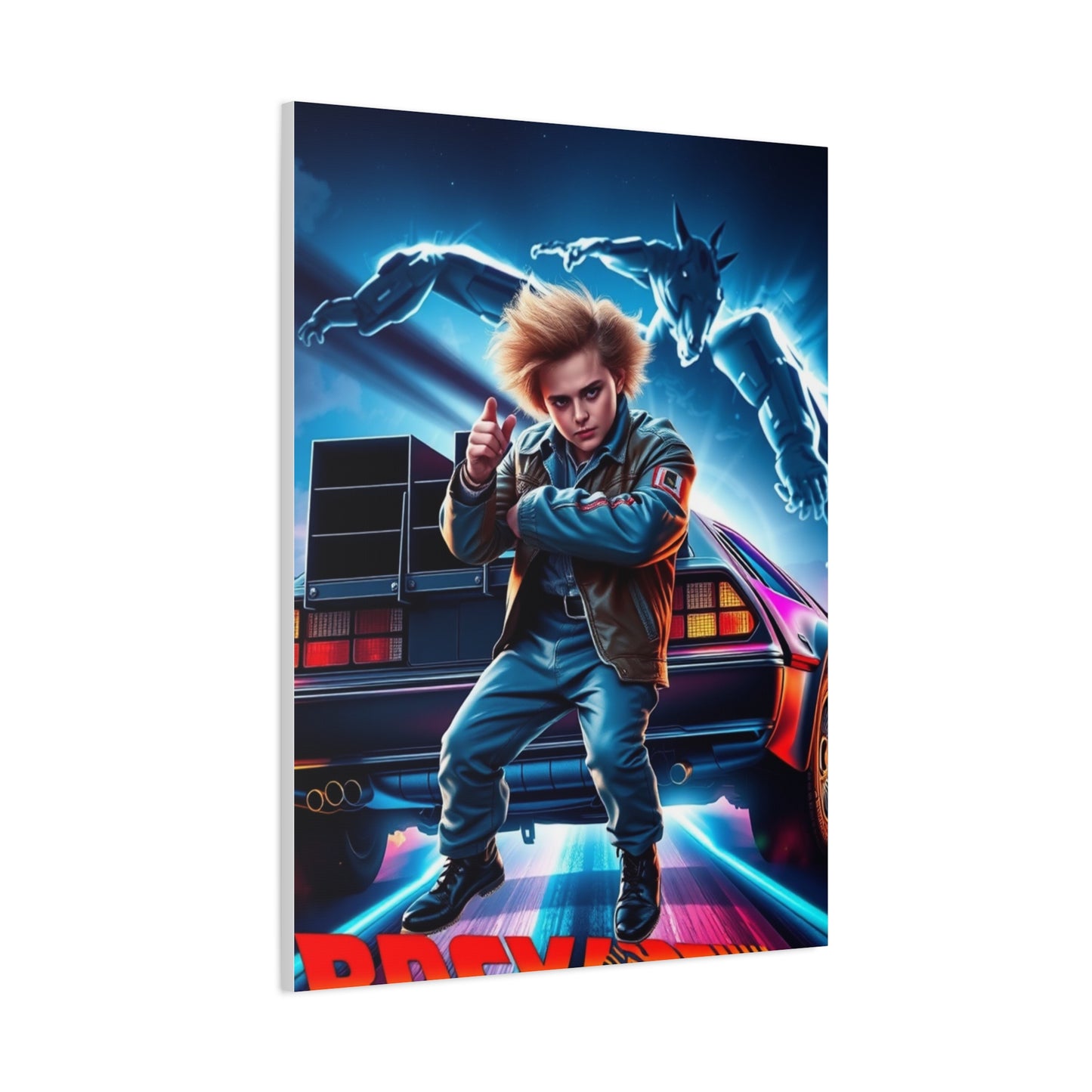 Masterpiece Back to the Future Art Vision Wall Art & Canvas Print