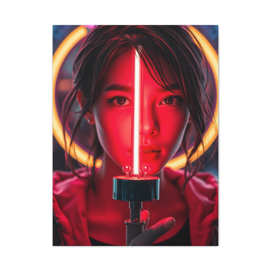 Neon Nimbus Canvas Wall Art & Canvas Print