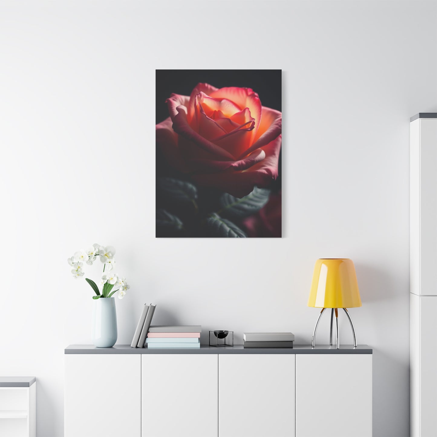 Vision Rose Flower Art Art Wall Art & Canvas Print