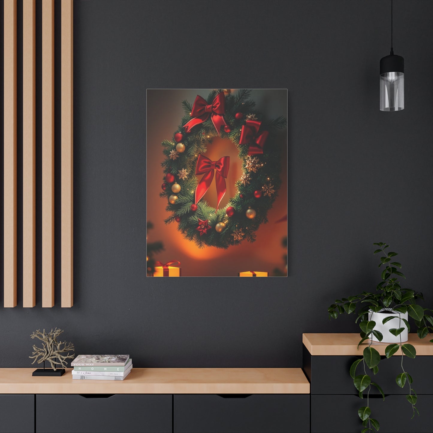 Masterpiece Christmas Trees & Wreath Art Vision Wall Art & Canvas Print