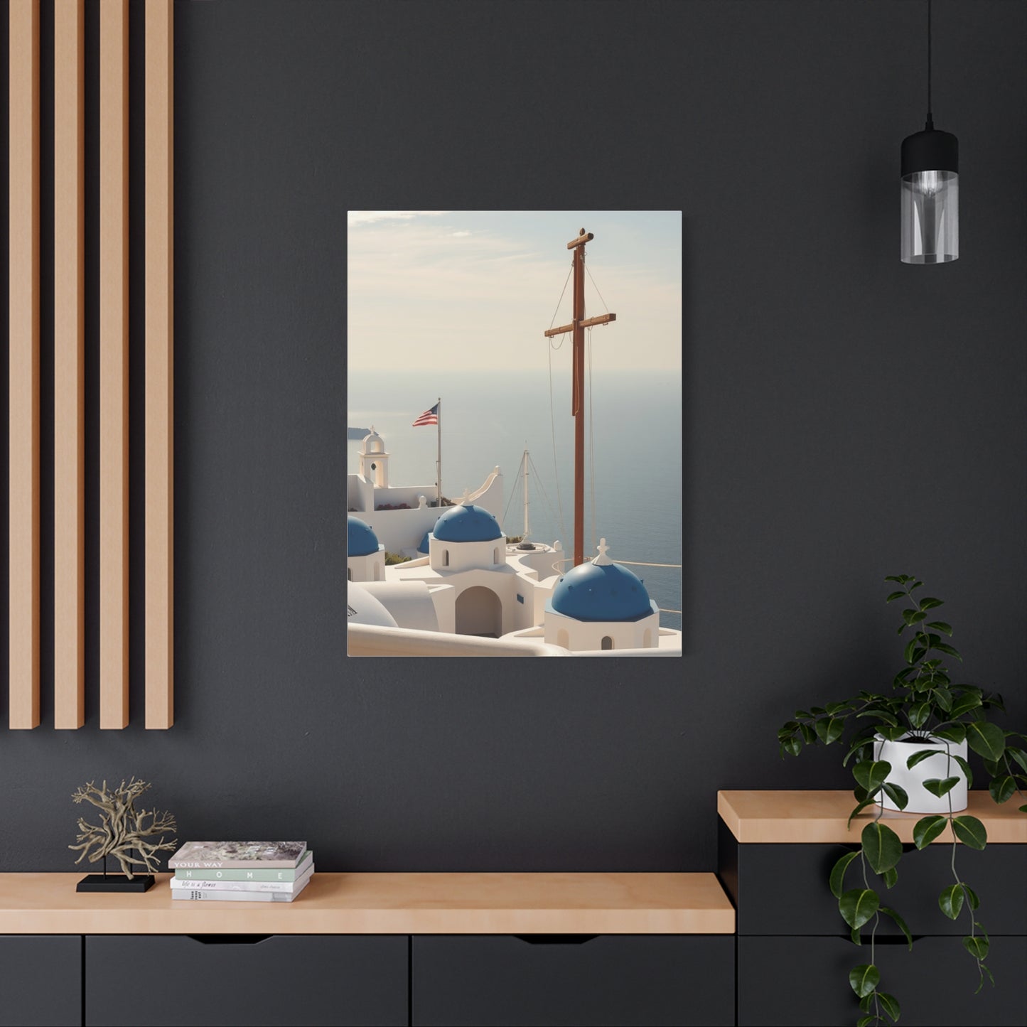 Vision Santorini Art Art Wall Art & Canvas Print