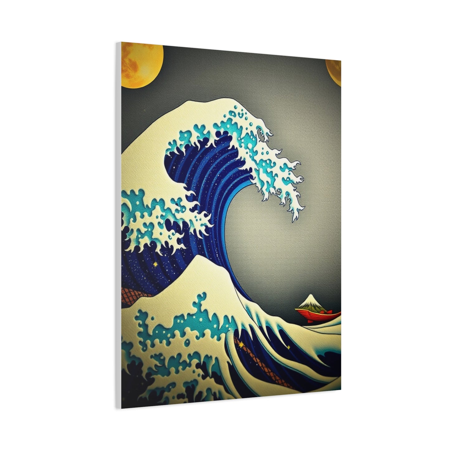 Ethereal Hokusai Panorama Wall Art & Canvas Print