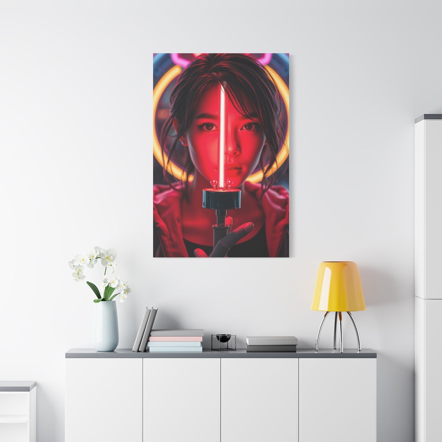 Neon Nimbus Canvas Wall Art & Canvas Print