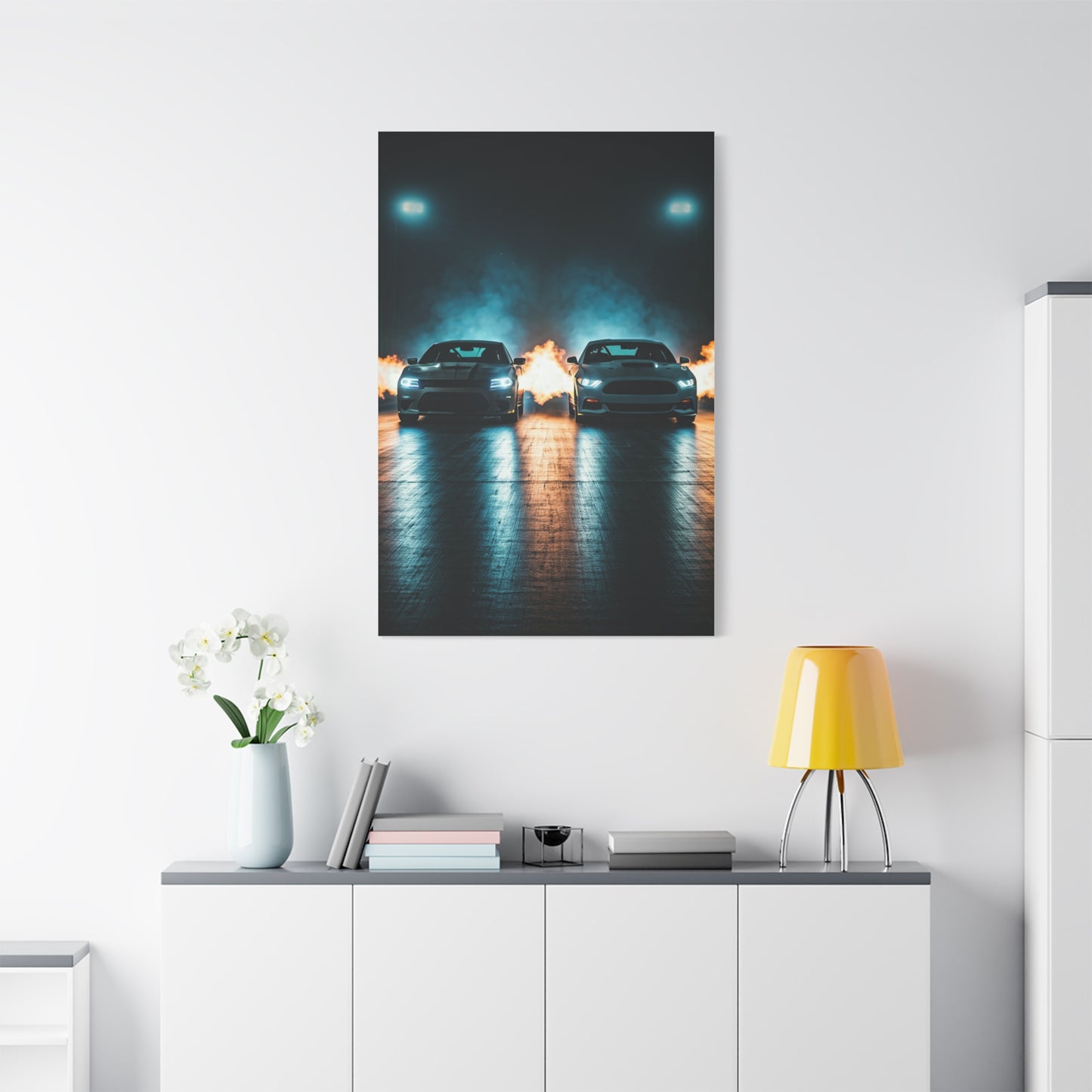 Fireline Standoff – Hellcat vs Supercharged Mach 1 Wall Art & Canvas Prints