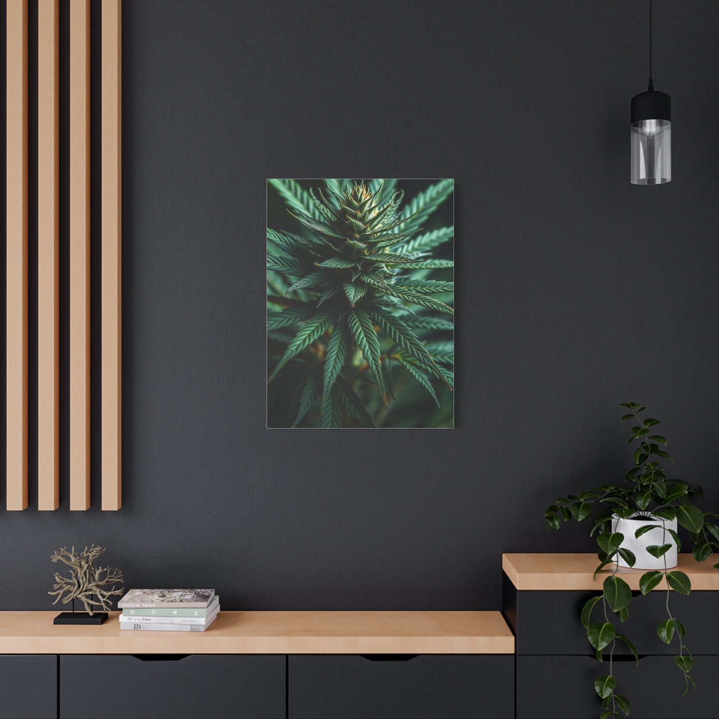 Ethereal Greenscape Art Wall Art & Canvas Print