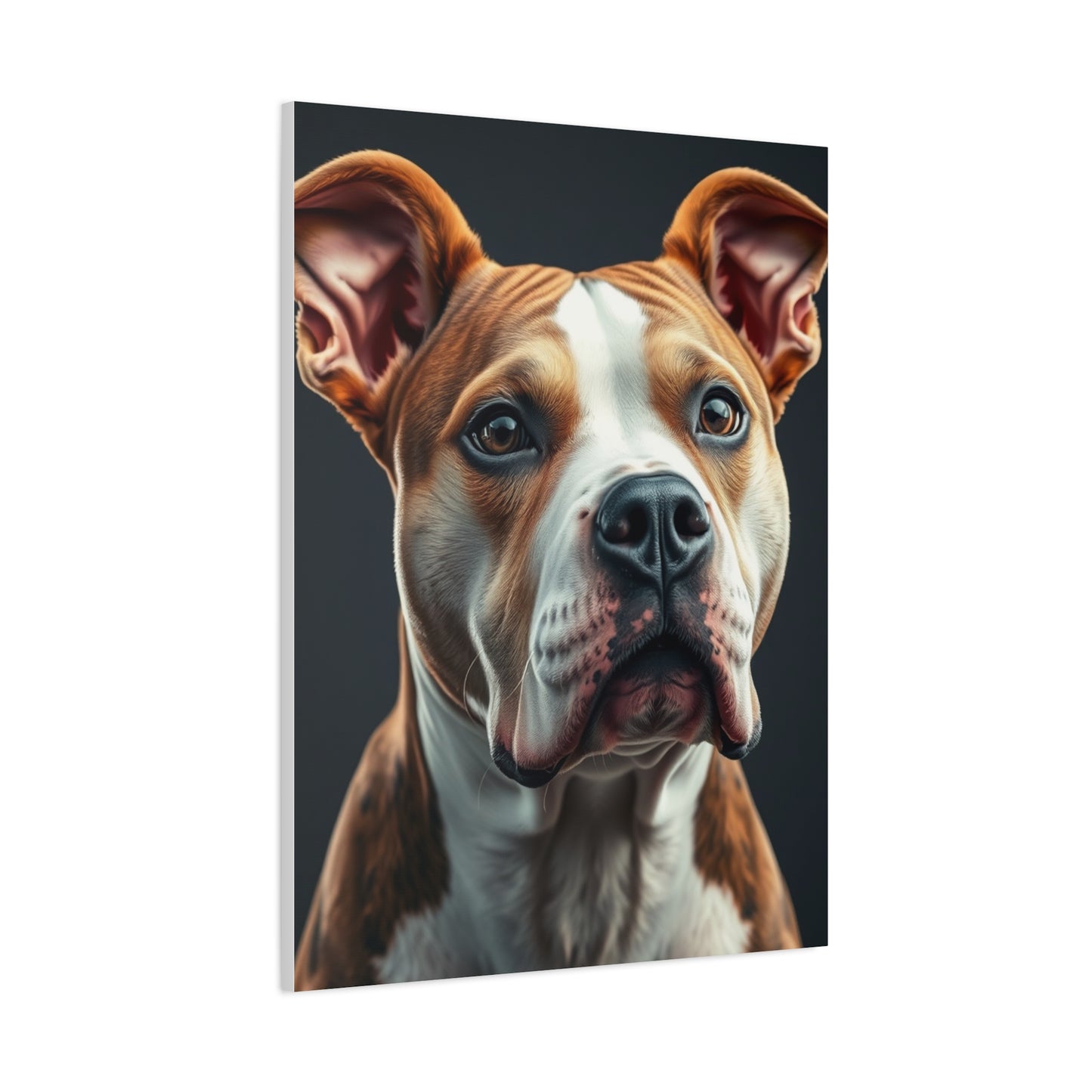 Masterpiece Pit Bull Art Vision Wall Art & Canvas Print