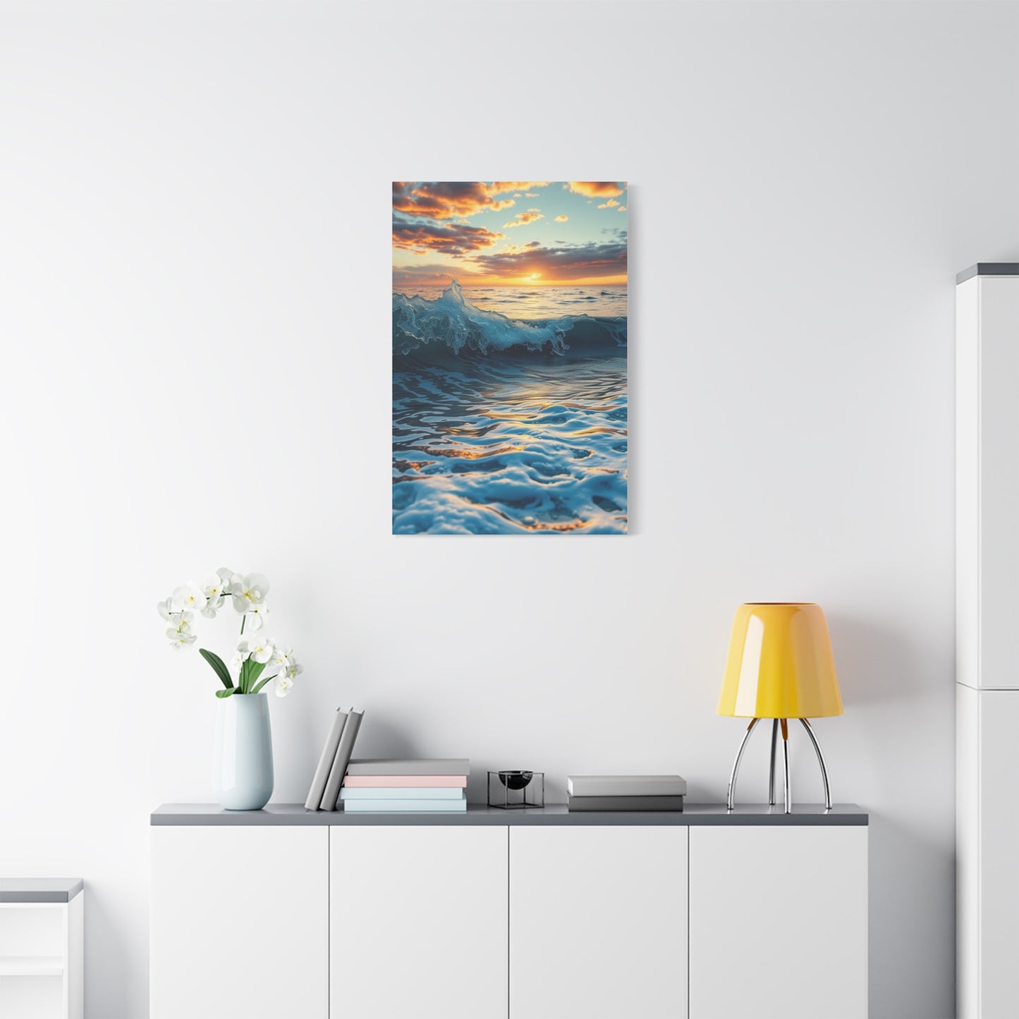 Celestial Tide Symphony Wall Art & Canvas Print